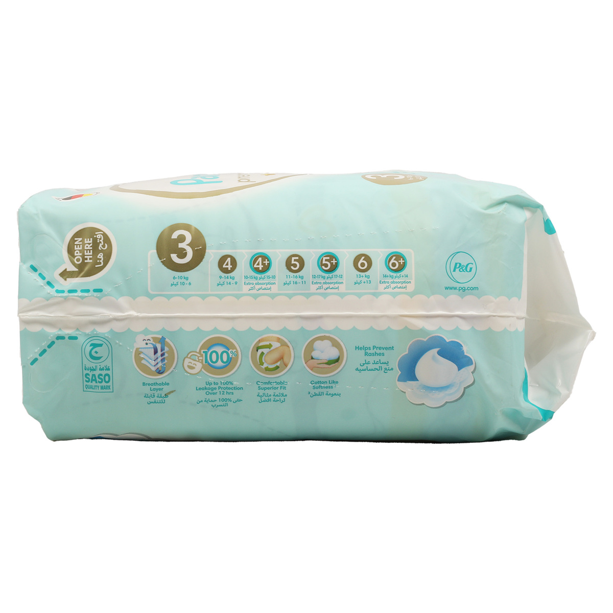 Pampers Premium Care Diaper Size  3, 6-10kg Value Pack 25pcs