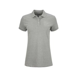 Eten Women's Polo T-Shirt Grey Melange, Small