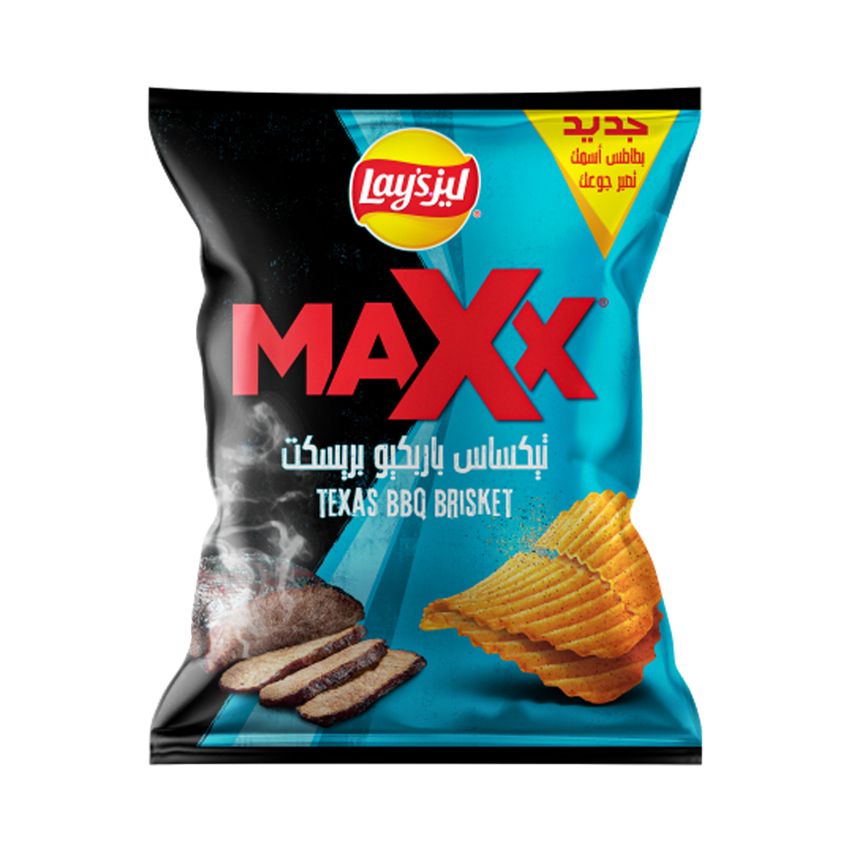 Buy Lays Maxx Texas BBQ Brisket 160 g Online at Best Price | Potato Bags | Lulu KSA in Saudi Arabia