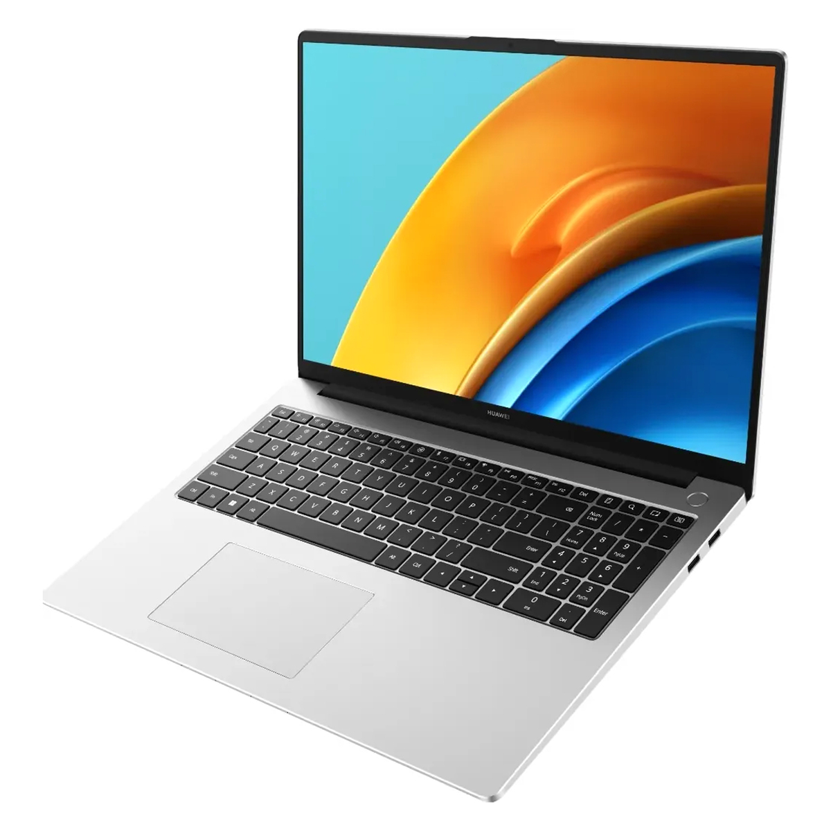 HUAWEI 16 inches MateBook D16 (RolleF-W5851),12ᵗʰ Gen Intel® Core™ i5-12450H Processor,8GB RAM,512 GB SSD,Intel® UHD Graphics,Windows 11,Mystic Silver