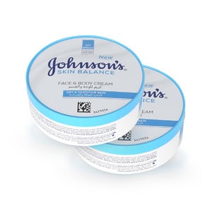 Johnson's Skin Balance Face & Body Cream 2 x 200ml