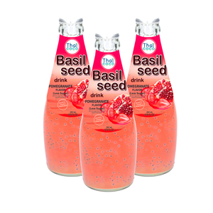 اشتري قم بشراء Thai Coco Basil Seed Drink With Pomegranate Flavour Value Pack 3 x 290 ml Online at Best Price من الموقع - من لولو هايبر ماركت Fruit Drink Bottled في الكويت