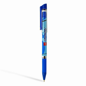 تشيلو باترفلو قلم حبر سلس بطرف فضي كروي من النيكل منخفض اللزوجة ، 0.7 ملم ، العبوة 25 قطعة ، أزرق ، CE-BFLOW7-25JB
