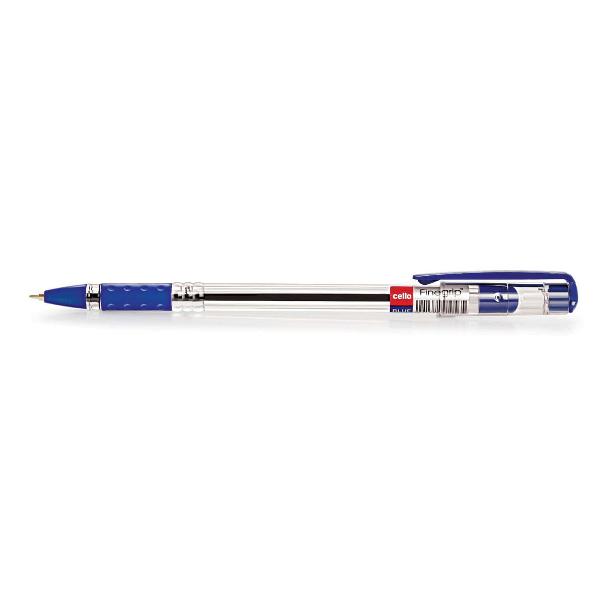 تشيلو Finegrip  قلم حبر  بطرف فضي كروي من النيكل منخفض اللزوجة ، 0.7 ملم ، العبوة 25 قطعة ، CE-FGRIP7-25JB