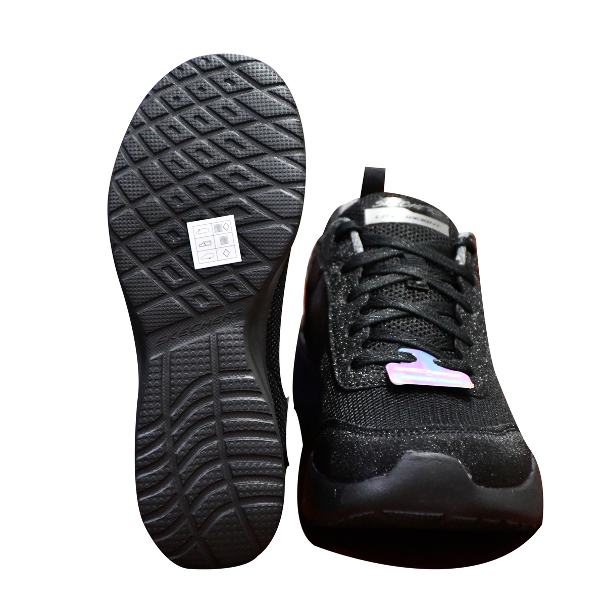 سكيتشرز حذاء رياضي نسائي 12947 أسود، 38