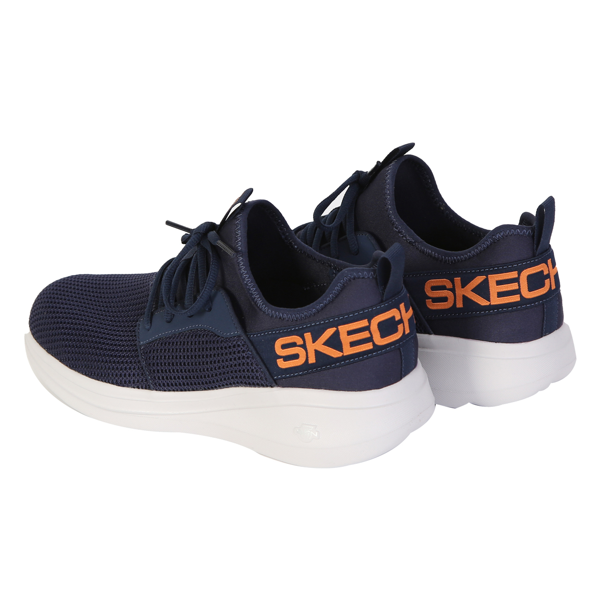 Skechers Men's Sport Shoes 55103 Navy Orange, 41
