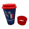 Fifa Bamboo Fibre Cup With Silicone Sleeve & Lid France 12662