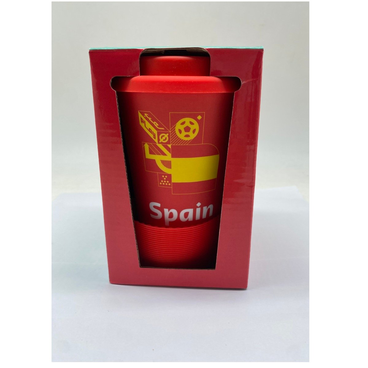 Fifa Bamboo Fibre Cup With Silicone Sleeve & Lid Spain 12666