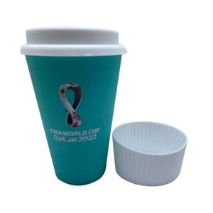 Fifa Logo Bamboo Fibre Cup With Lid 450ml 116554