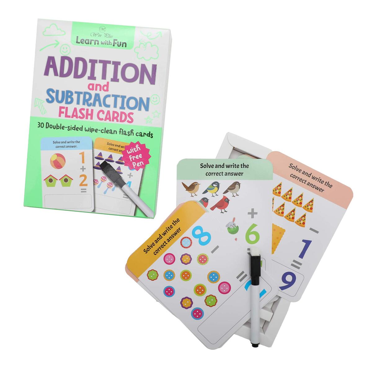 Win Plus Flash Cards Addition+Subtraction WPD-A5