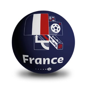 فيفا كرة فرنسا البلاستيكية 100005F