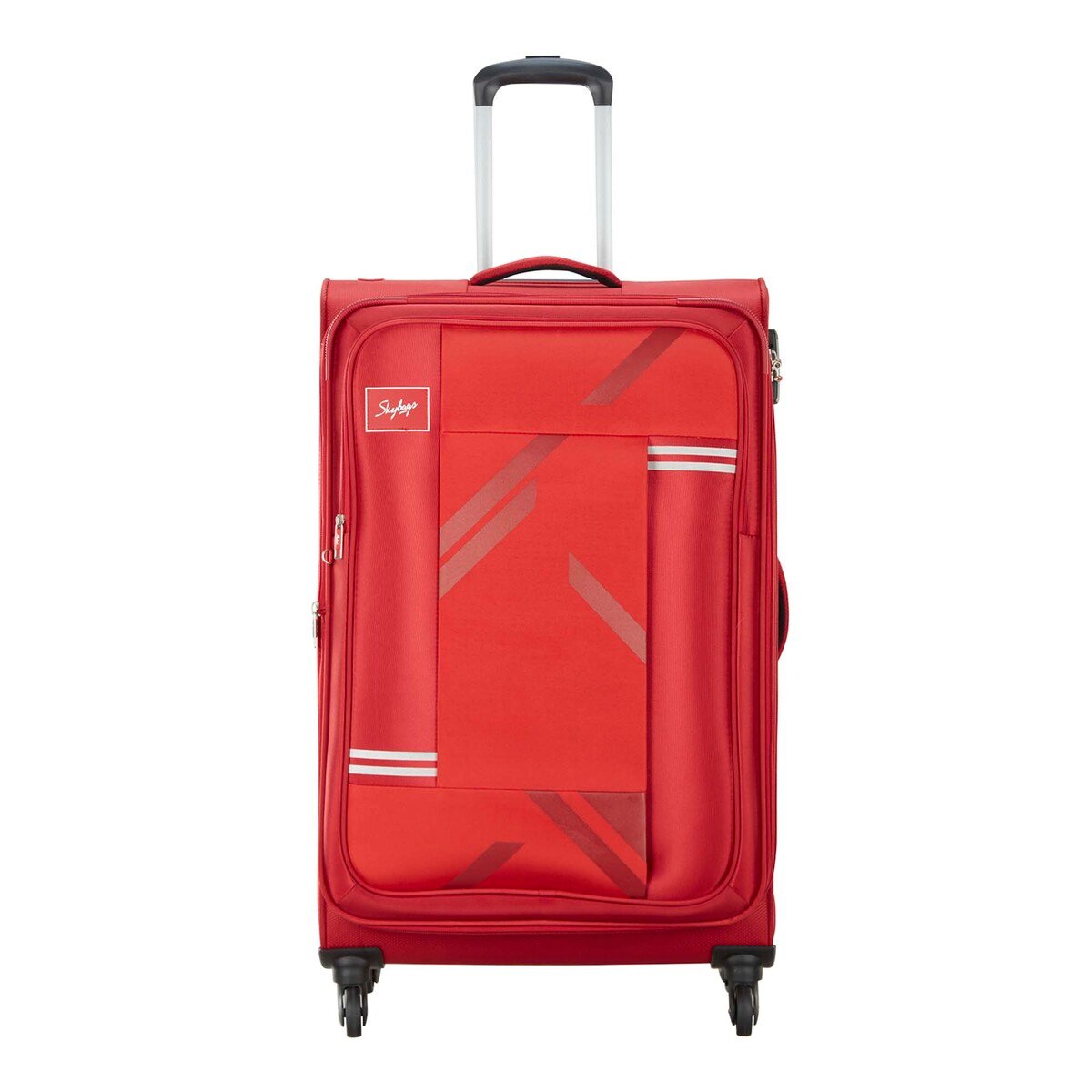 Skybags ZEN 4 Wheel Soft Trolley, 58 cm, Red