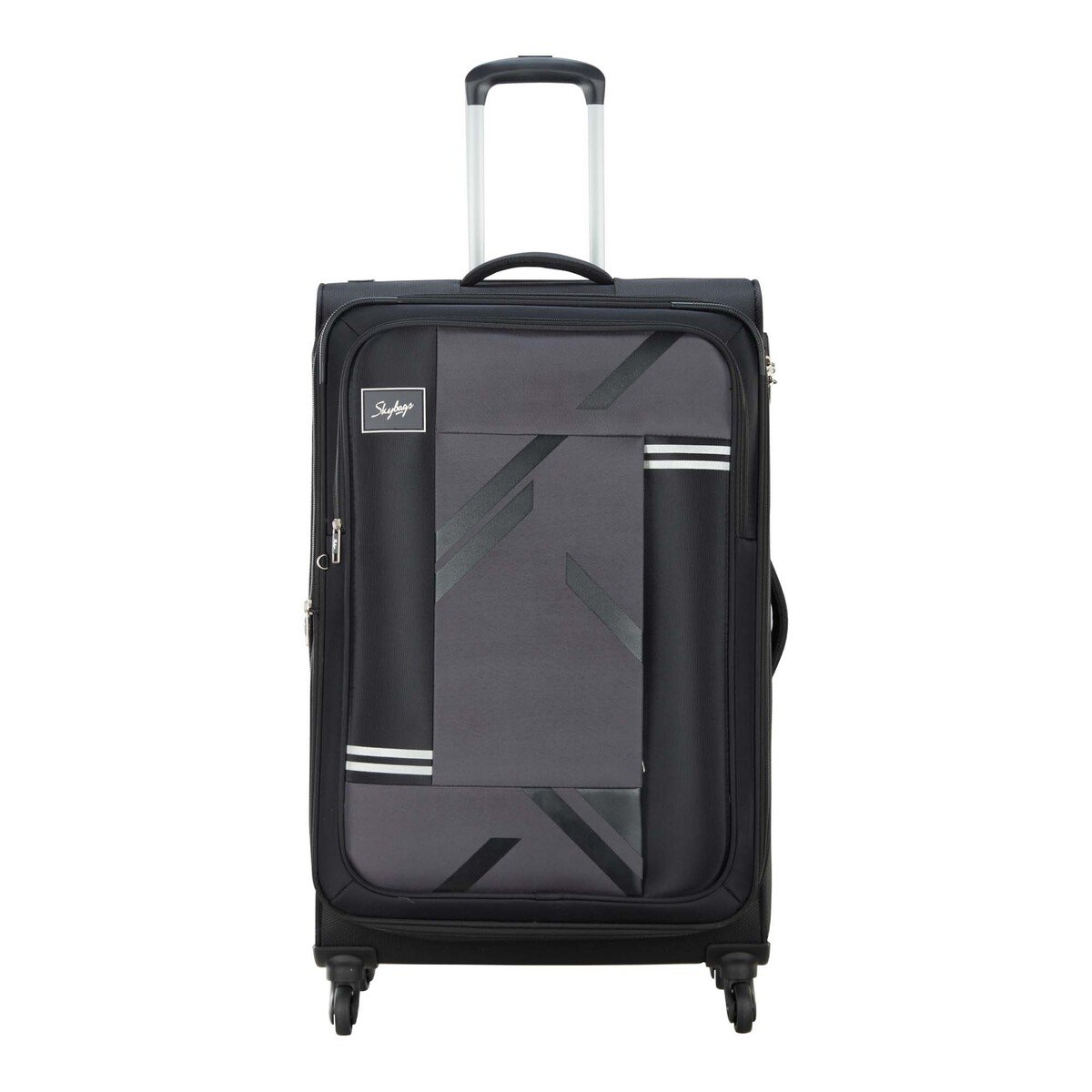 Skybags ZEN 4 Wheel Soft Trolley, 70 cm, Black