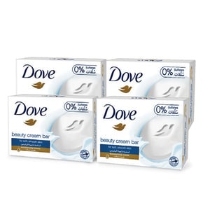 Dove White Beauty Cream Bar Value Pack 4 x 160g