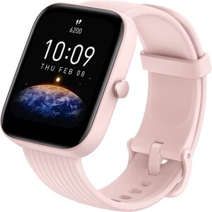 Amazfit Bip 3 (A2172-BIP-3-PINK) Smart Watch for Android iPhone, Health Fitness Tracker with 1.69