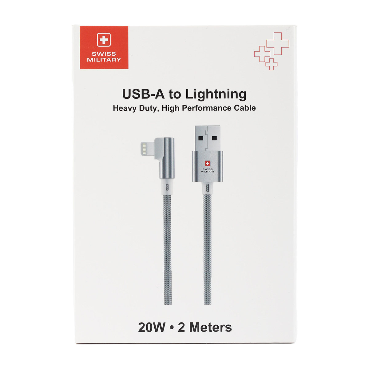 Swiss Military Type-C Lightning Cable AL20 2Meter White