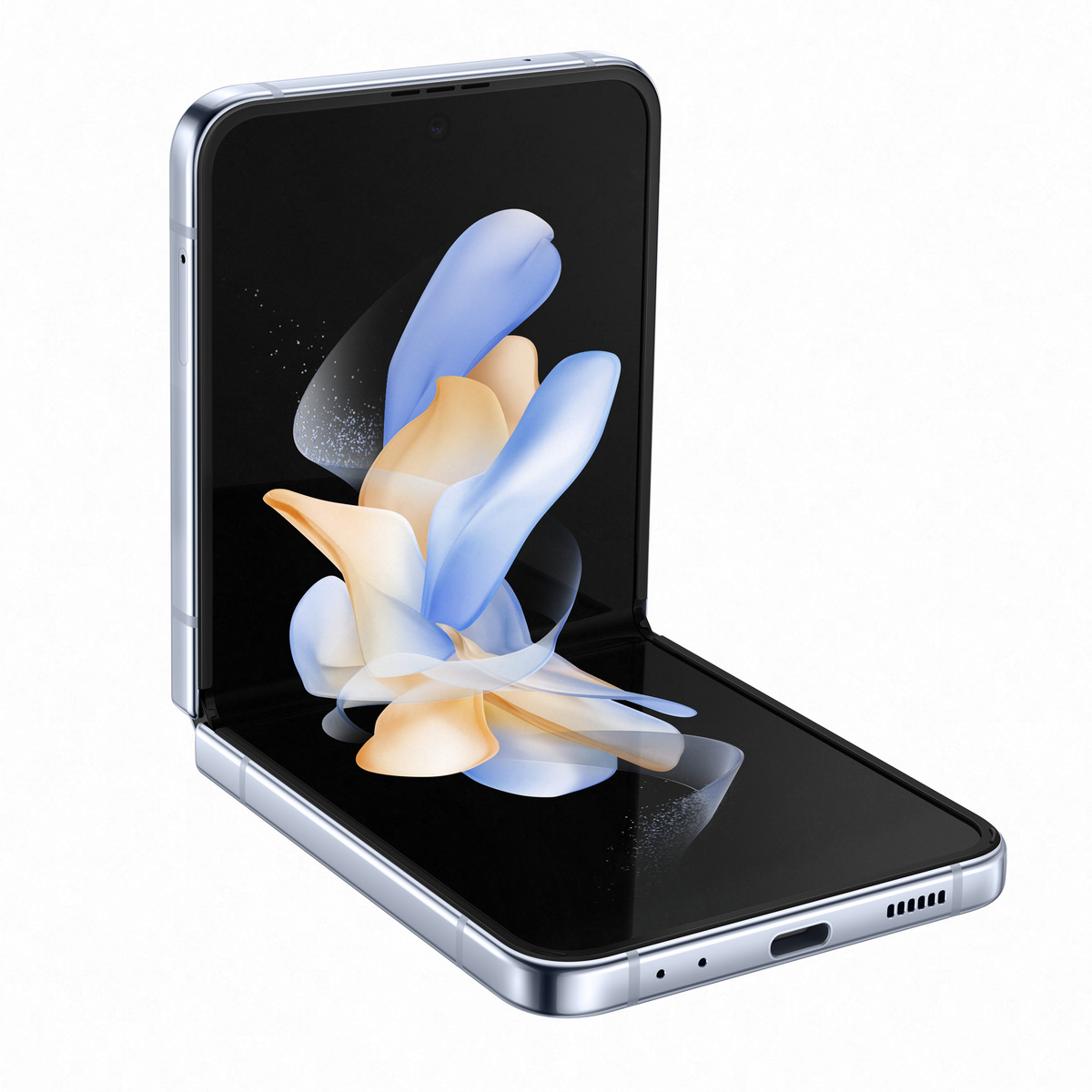 Samsung Galaxy Z Flip 4 5G, SM-F721BLBFMEA, Single SIM and eSIM, 8 GB RAM, 512 GB Storage,Blue