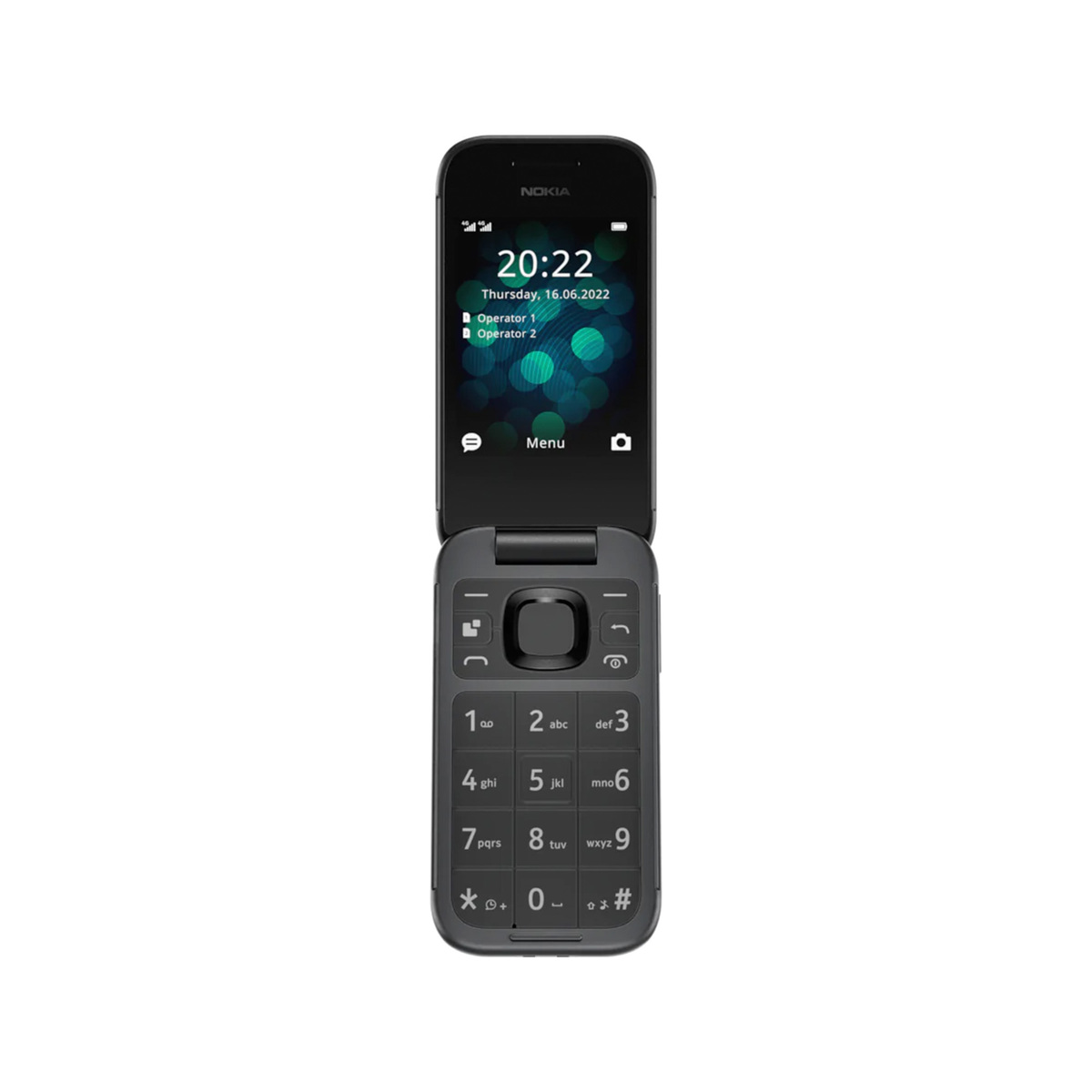 Nokia 2660 TA1474 DS 4FF+LTE Dual standby, 48 MB RAM, 128MB storage, Black