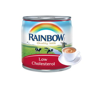 Rainbow Evaporated Low Cholesterol Milk 48 x 170 g