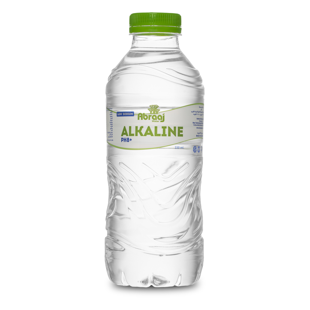 Abraaj Water Alkaline PH8+ Low Water Sodium 12 x 330 ml