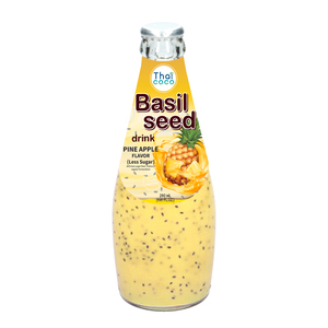 Buy Thai Coco Basil Seed Drink With Pineapple Flavour Value Pack 3 x 290ml Online at Best Price | Fruit Drink Bottled | Lulu Kuwait in Kuwait