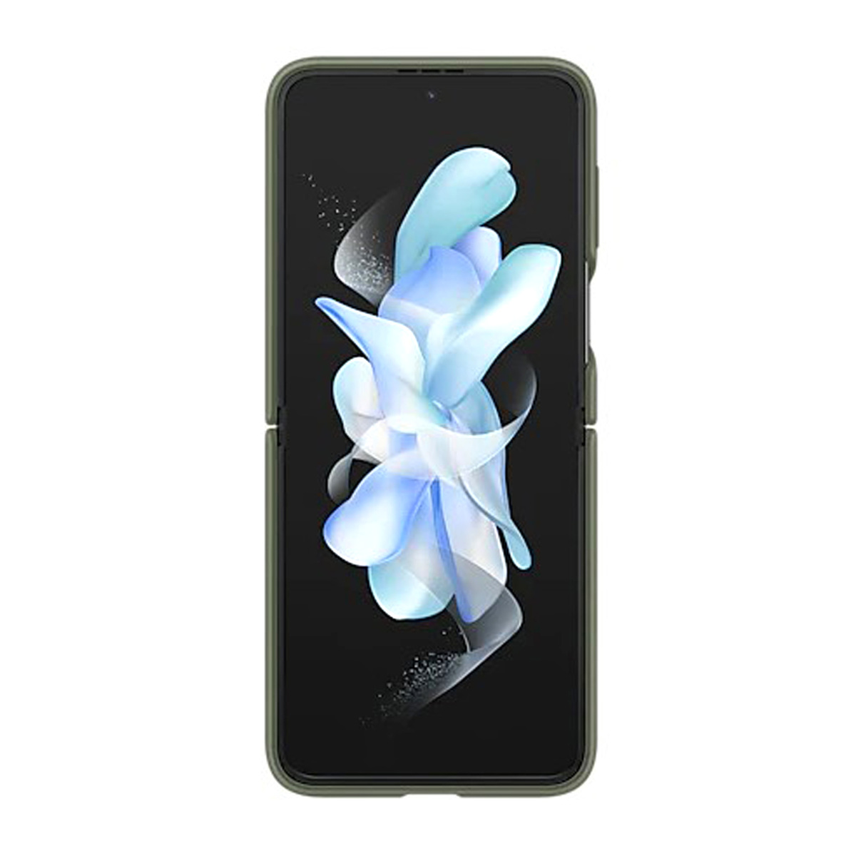 Samsung Galaxy Z Flip4 Silicone Cover with Ring, EF-PF721TGEGWW, Khaki