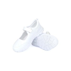 Eten Girls School Shoes 1802-1H White, 40