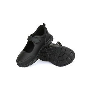 Eten Girls School Shoes 1802-1H Black, 38
