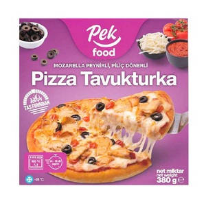 Pek Food Pizza Tavukturka 380g