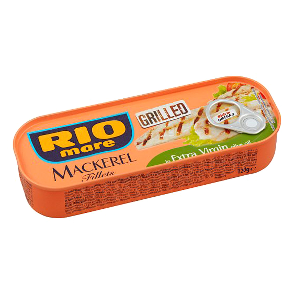Rio Mare Grilled Mackerel Fillets In Extra Virgin Olive Oil 120g