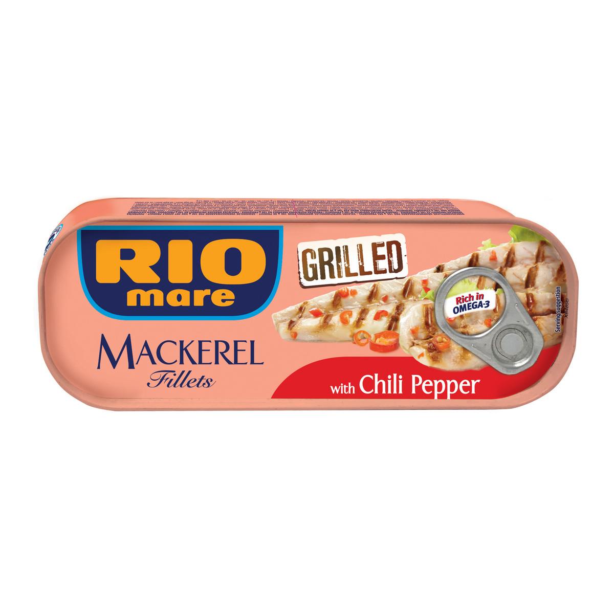 Rio Mare Grilled Mackerel Fillets With Chili Pepper 120g