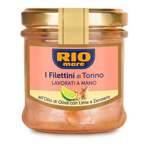 Rio Mare Tuna Fillets In Olive Oil With Lime And Ginger 130g