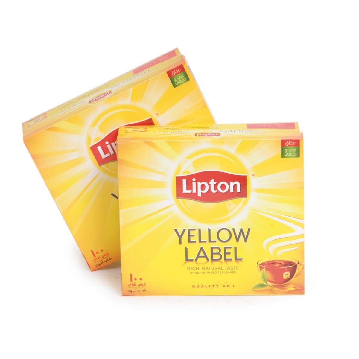 Buy Lipton Yellow Label Black Tea 100pcs x 2pkt Online at Best Price | Tea Bag | Lulu Kuwait in Kuwait