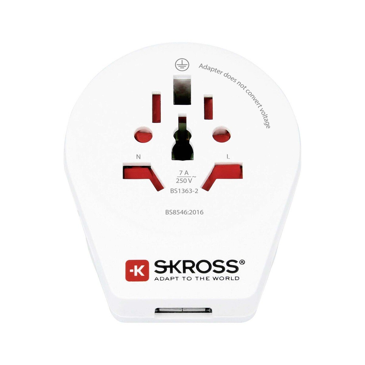 Skross 1500267 Travel adapter Country Adapter World to UK USB