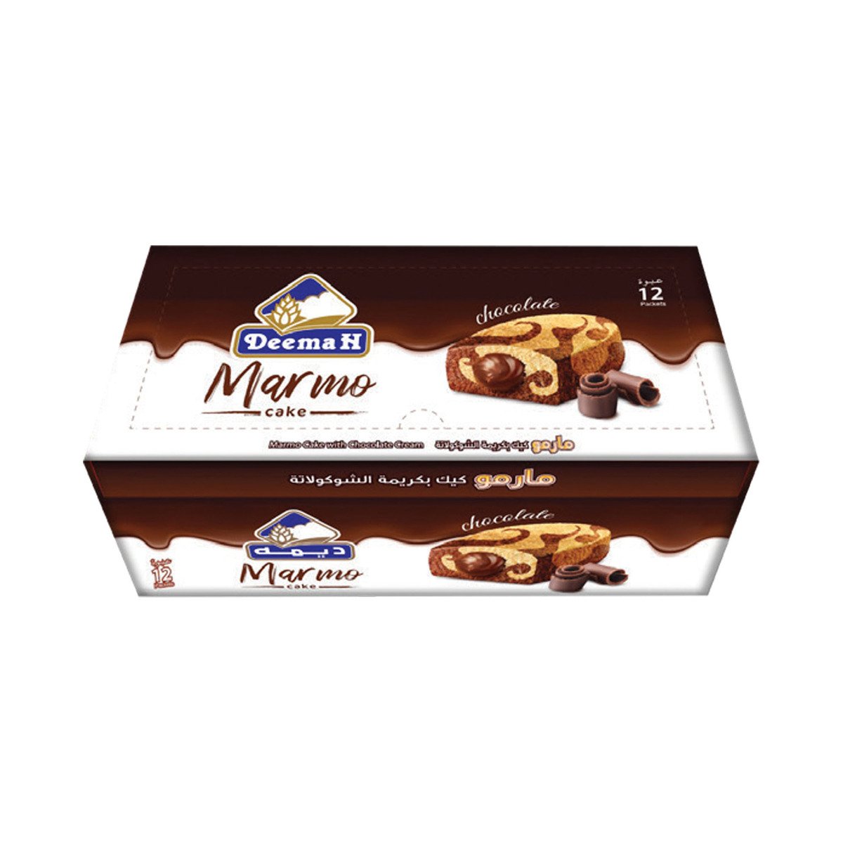 ديمه مارمو كيك الشوكولاتة عبوة اقتصادية 12 × 40 جم