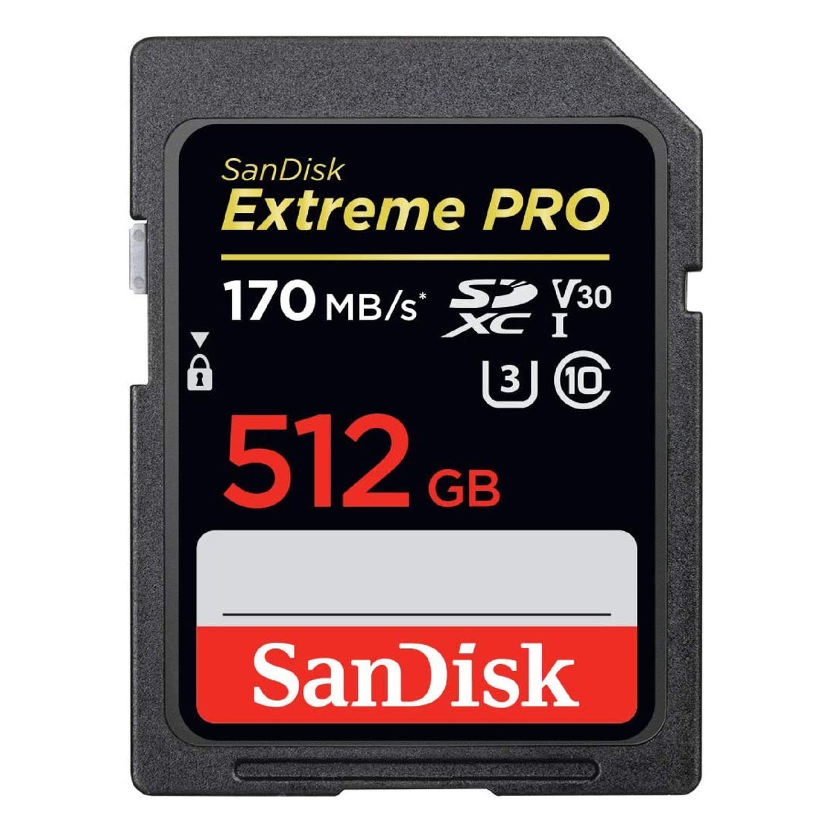 سانديسك اكستريم برو بطاقة ذاكرة SDXC SDXXD سعة 512 جيجابايت