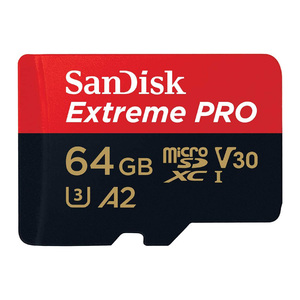 سانديسك اكستريم برو بطاقة ذاكرة مايكرو  اس دي SDSQXCY  سعة 64 جيجابايت