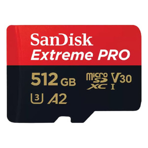 سانديسك اكستريم برو بطاقة ذاكرة مايكرو  اس دي SDSQXCD سعة 512 جيجابايت