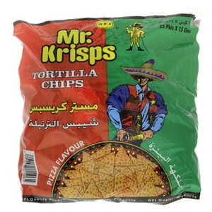 Mr.Krisps Pizza Flavour Tortilla Chips 15g x 25 Pieces