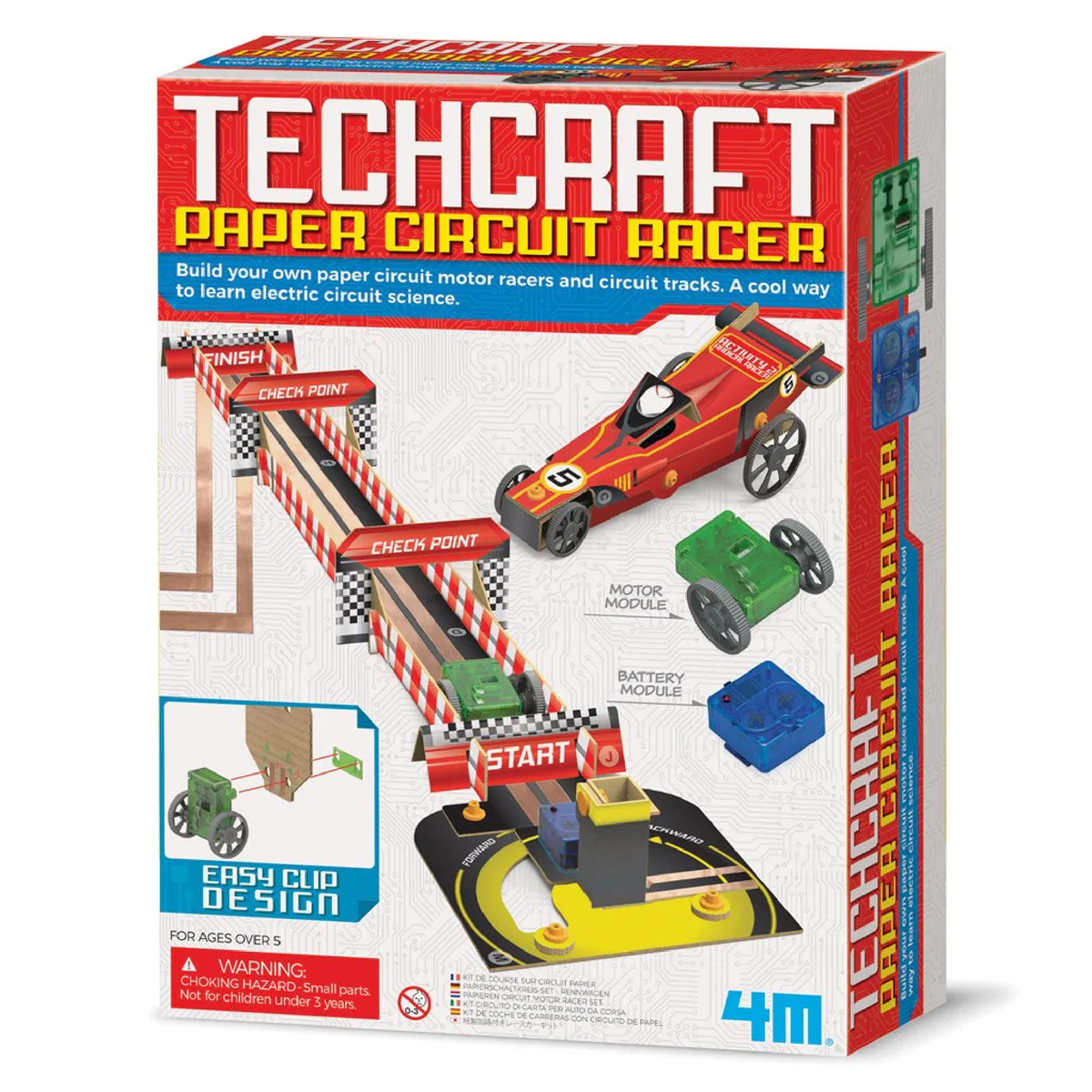 4M Tech Craft Paper Circuit Racer, 03430
