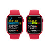 Apple Watch Series 8 GPS (PRODUCT)RED Aluminium Case with (PRODUCT) Red Sport Band-- 45 mm-- MNP43AE
