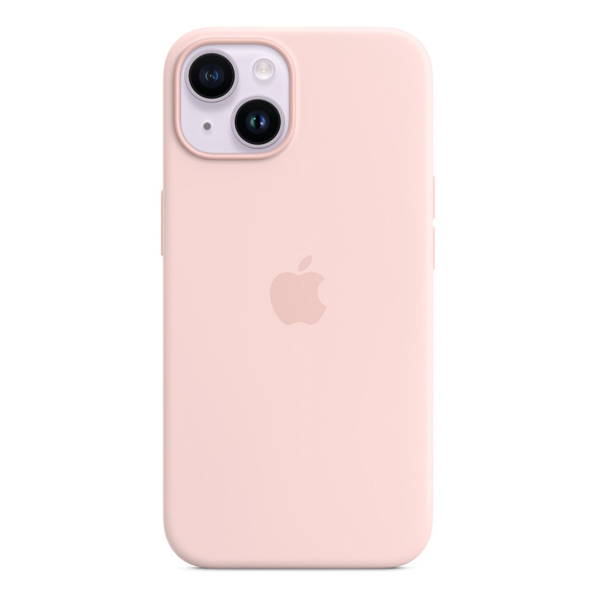 Apple iPhone 14 Silicone Case with MagSafe - Chalk Pink