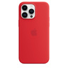 جراب حماية سيليكون لجهاز ايفون 14 برو ماكس بتقنية MagSafe ، أحمر ، MPTR3ZE