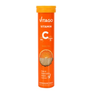 Vitago Vitamin C & D 1000mg 20pcs
