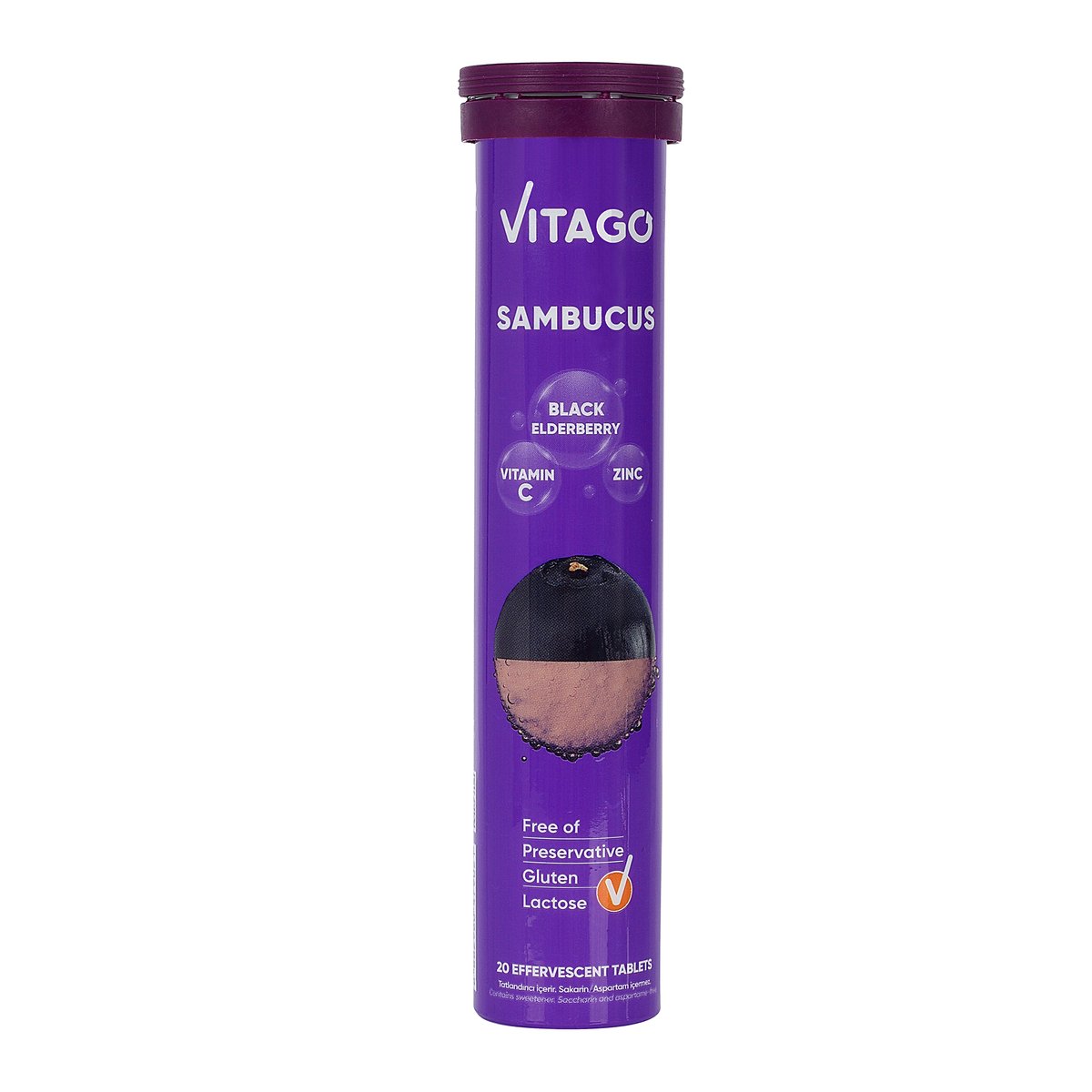 Vitago Sambucus Vitamin C 20 pcs