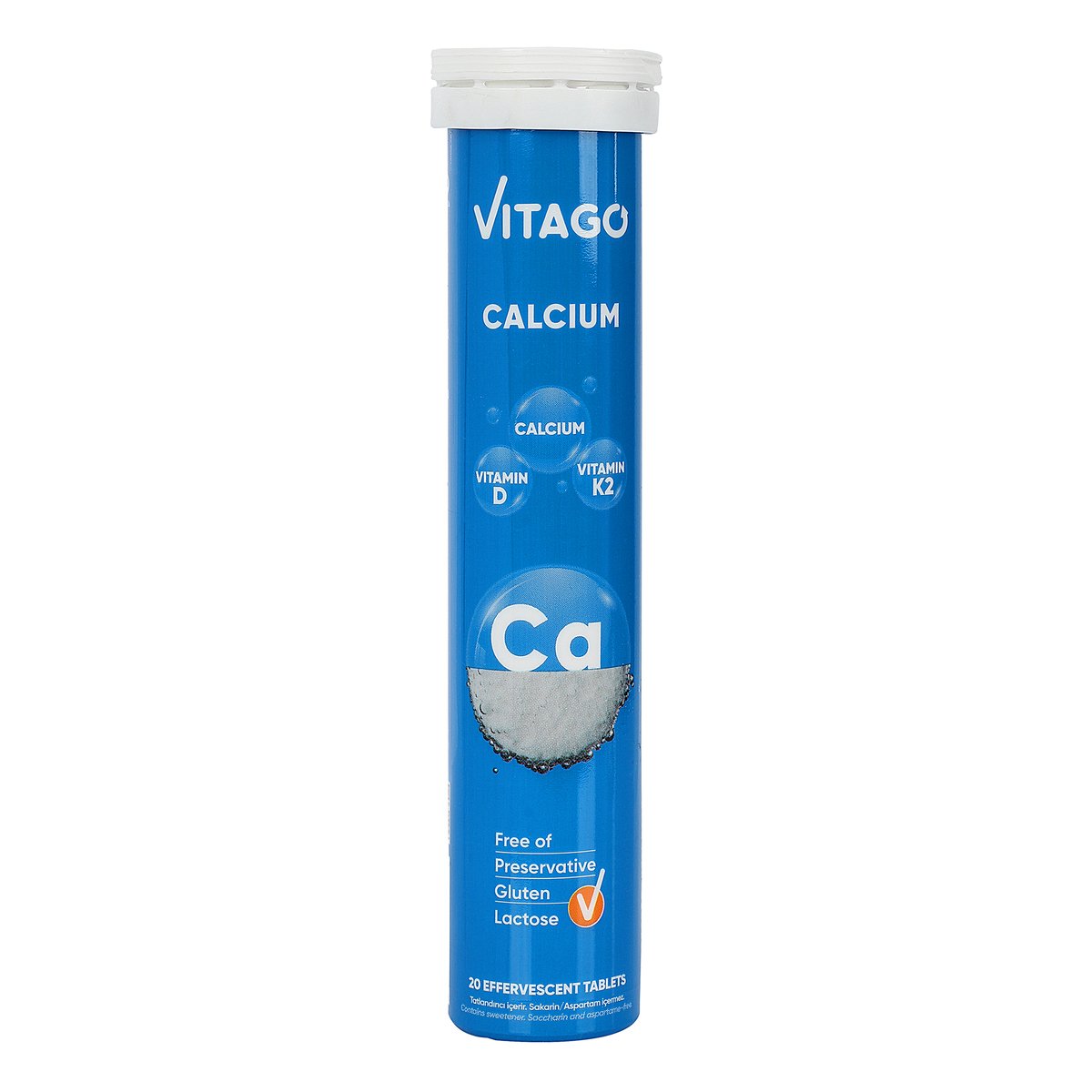 Vitago Calcium, Vitamin D & K2 20 pcs