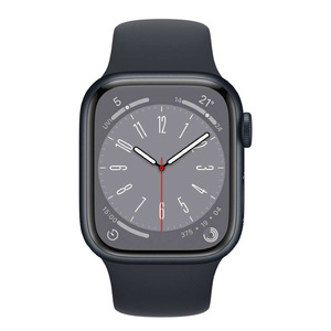 Apple Watch Series 8 GPS + Cellular Midnight Aluminum Case with Midnight Sport Band, 41mm, MNHV3