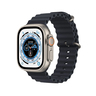 Apple Watch Ultra GPS + Cellular Titanium Case with Midnight Ocean Band, 49 mm, MQFK3