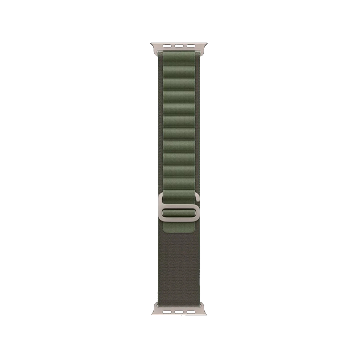 ابل واتش الترا ساعة ذكية جي بي اس + شريحة، إطار تيتانيوم مع حزام حلقة أخضر ، 49 مم ، كبير (مقاس الحزام) ، MQFP3