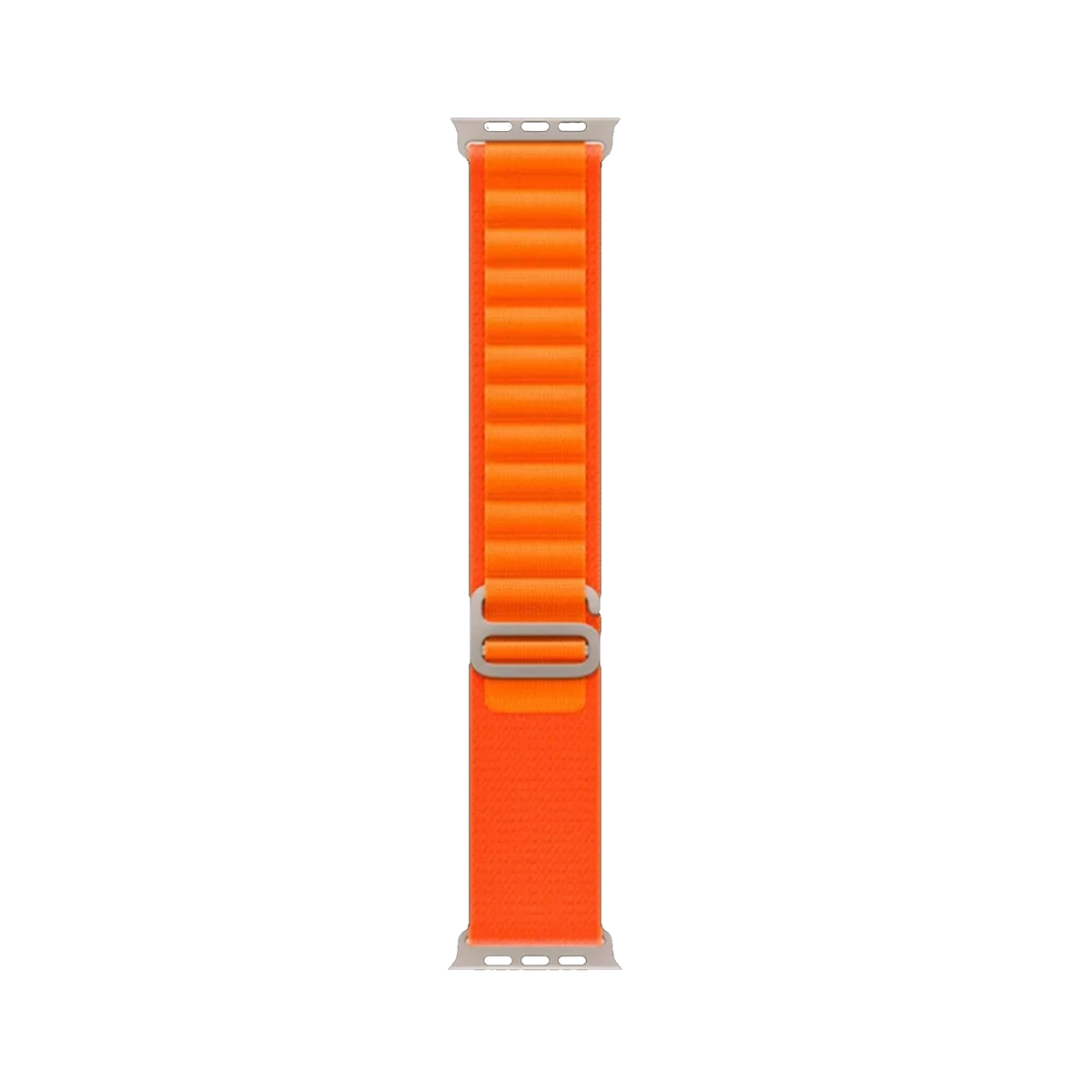 ابل واتش الترا ساعة ذكية جي بي اس + شريحة، إطار تيتانيوم مع حزام حلقة برتقالي ، 49 مم ، صغير (مقاس الحزام) ، MNHH3